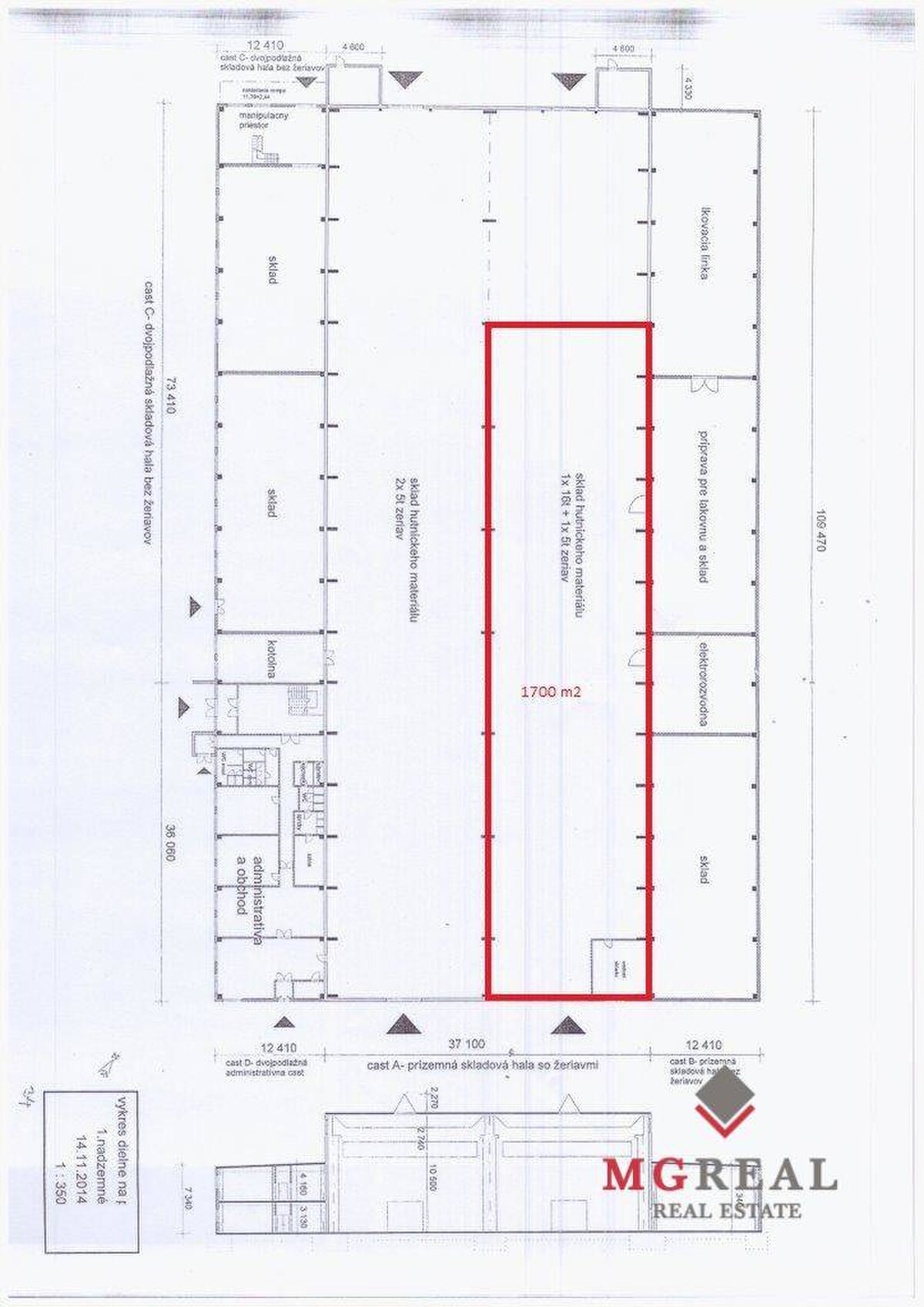 Na prenájom 1700 m2 výrobno-skladové priestory v Trnave — foto 7