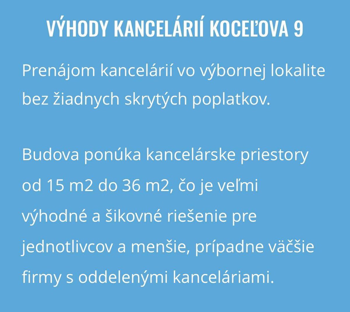 Dvojkancelária 34m2, Koceľova ul. — foto 7