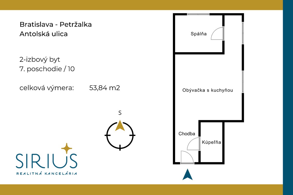 ANTOLSKÁ, 2-i byt, 54 m2 – novostavba REZIDENCIA DRAŽDIAK, zariadený — foto 4
