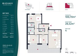 RIEVKY, 4-i byt, 129 m2 – EXKLUZÍVNE BÝVANIE PRI POTOKU A LESE — foto 4