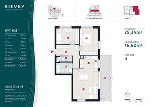 RIEVKY, 3-i byt, 92 m2 – EXKLUZÍVNE BÝVANIE PRI POTOKU A LESE — foto 4