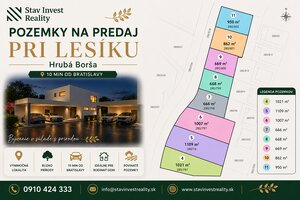 Posledné stavebné pozemky, Hrubá Borša, okres Senec — foto 1
