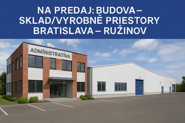 Budova - sklad/výrobné priestory, Bratislava – Ružinov