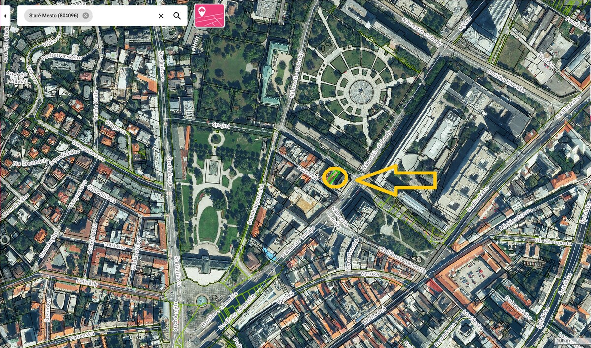 Pozemok pre developera Jozefská ul, BA