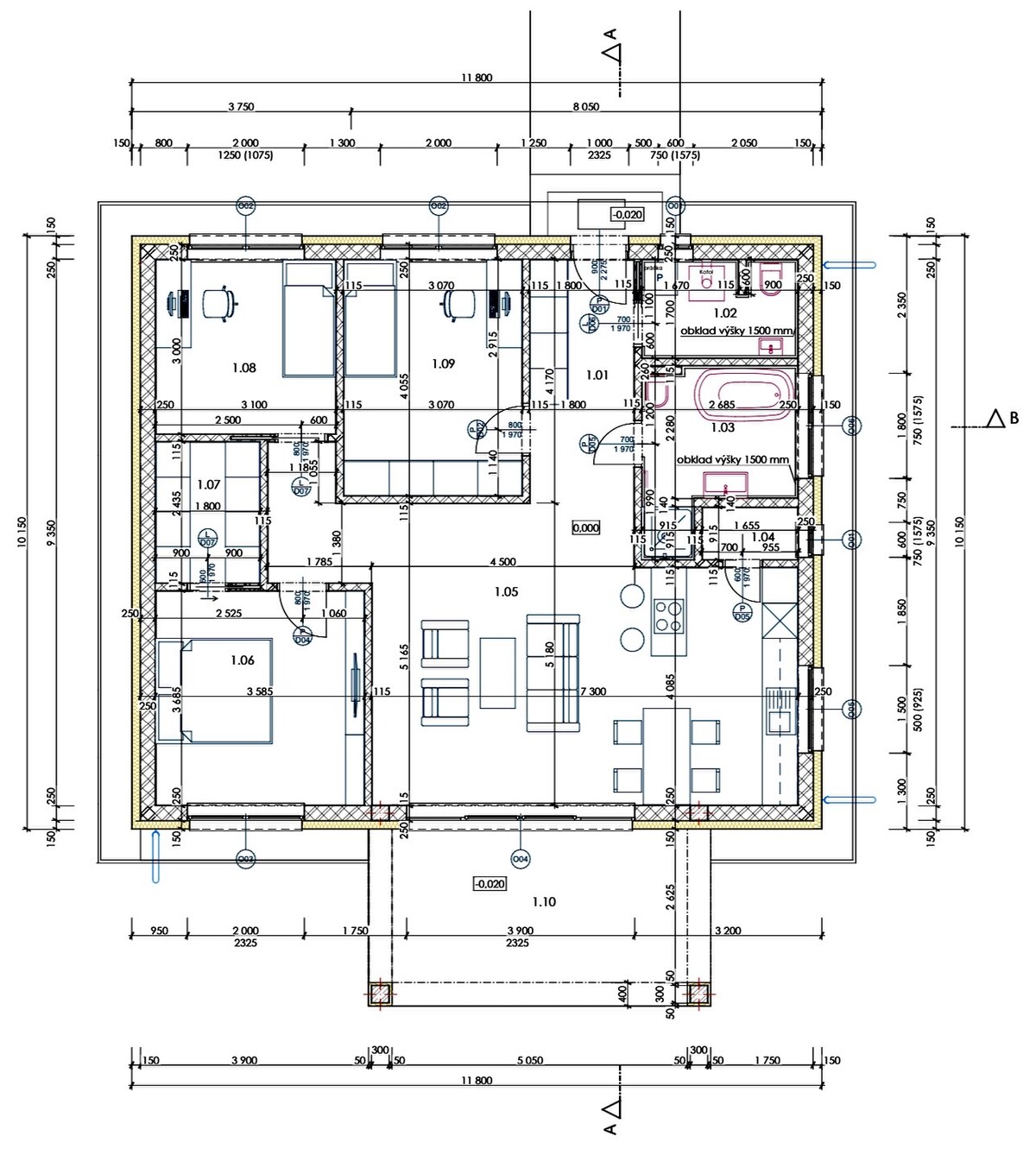 4 izbový Bungalov v obci Andovce — foto 7