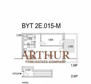 ARTHUR - Predaj 2-izb.byt predzáhradka, novostavba, Záhradnícka ul. — foto 4