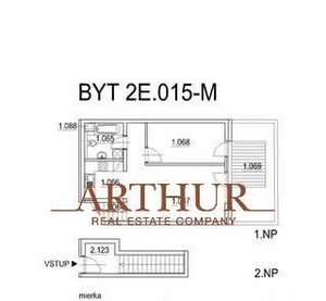 ARTHUR - Predaj 2-izb.byt predzáhradka, novostavba, Záhradnícka ul. — foto 4