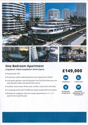 Predaj apartmánov na Severnom Cypre — foto 2