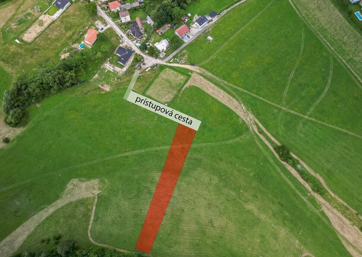 Investičný pozemok v tichej lokalite s výhľadmi 2285 m², T. Štiavnička — foto 4