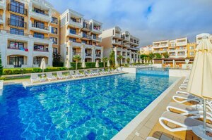 Predaj, nový apartmán v plážovom rezorte Green Life Sozopol, BULHARSKO — foto 1