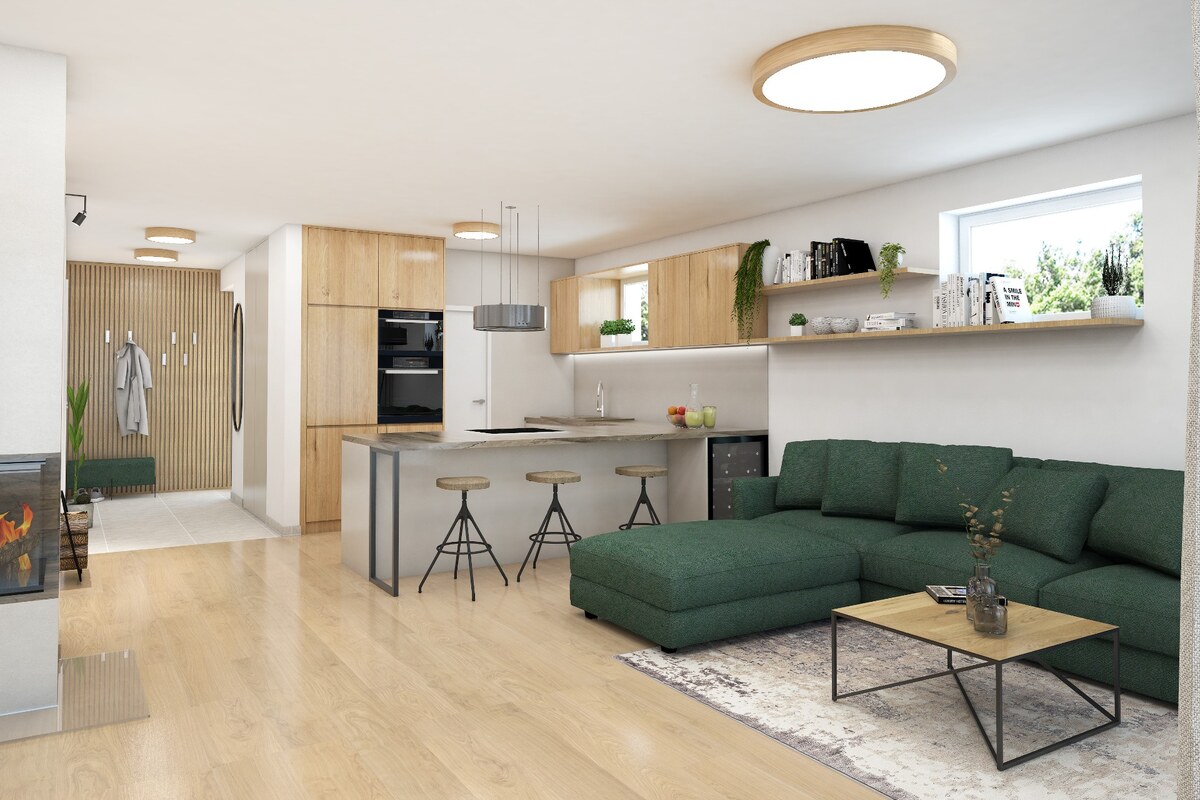 SKOLAUDOVANÝ 4 izbový RD, ÚP 128 m2 S TEP. ČERPADLOM, POZEMOK 405 m2 — foto 9