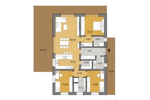 MODERNÝ 4-IZBOVÝ RODINNÝ DOM V SENCI | 116,52 m² | POZEMOK 561 m² — foto 35