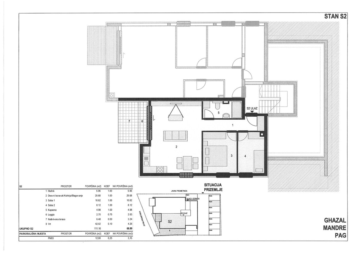 HR/PAG/MANDRE- Predaj luxusných apartmánov s terasami priamo na pláži — foto 20