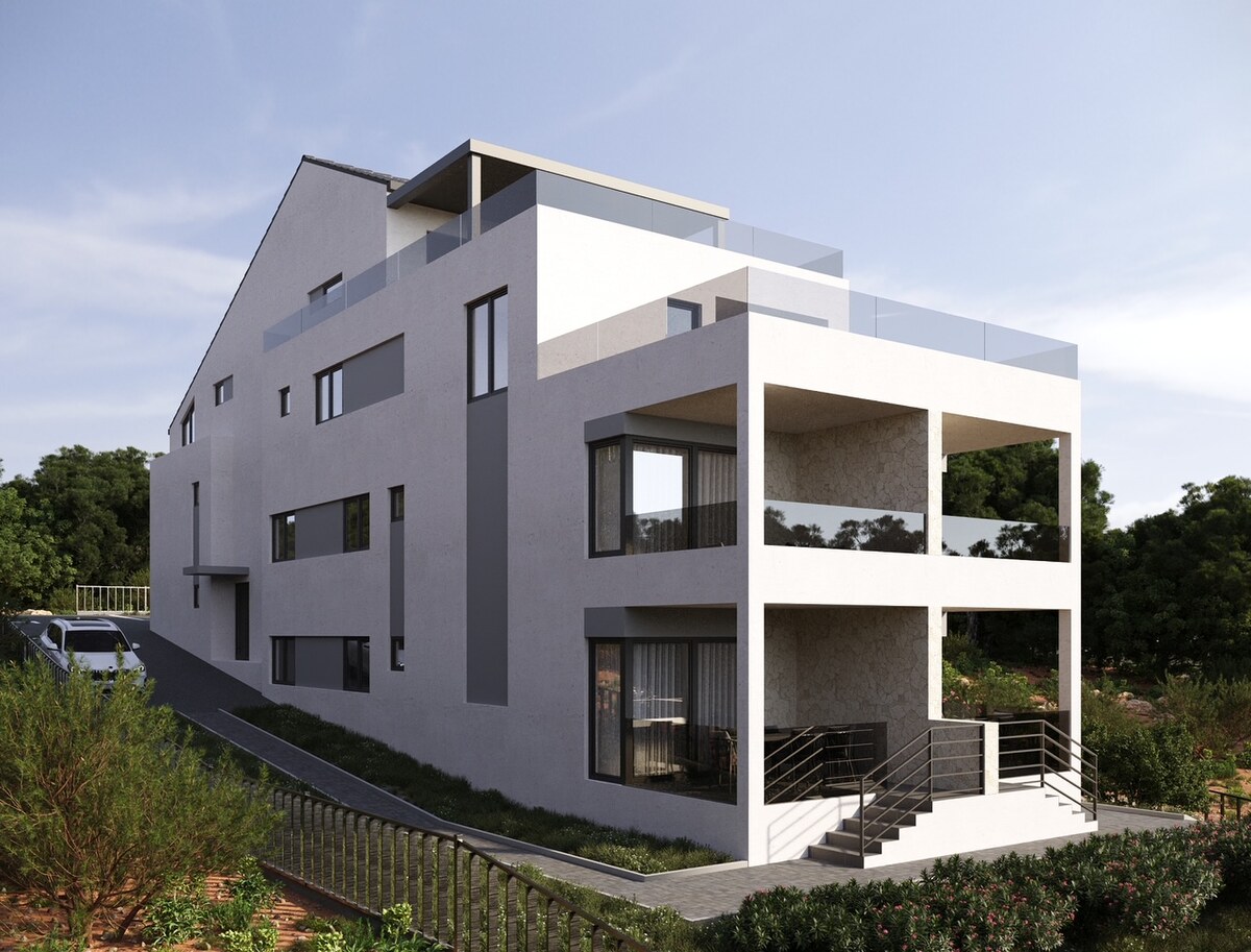 PAG/MANDRE - Váš nový apartmán pri slovenskom mori s výhľadom na more