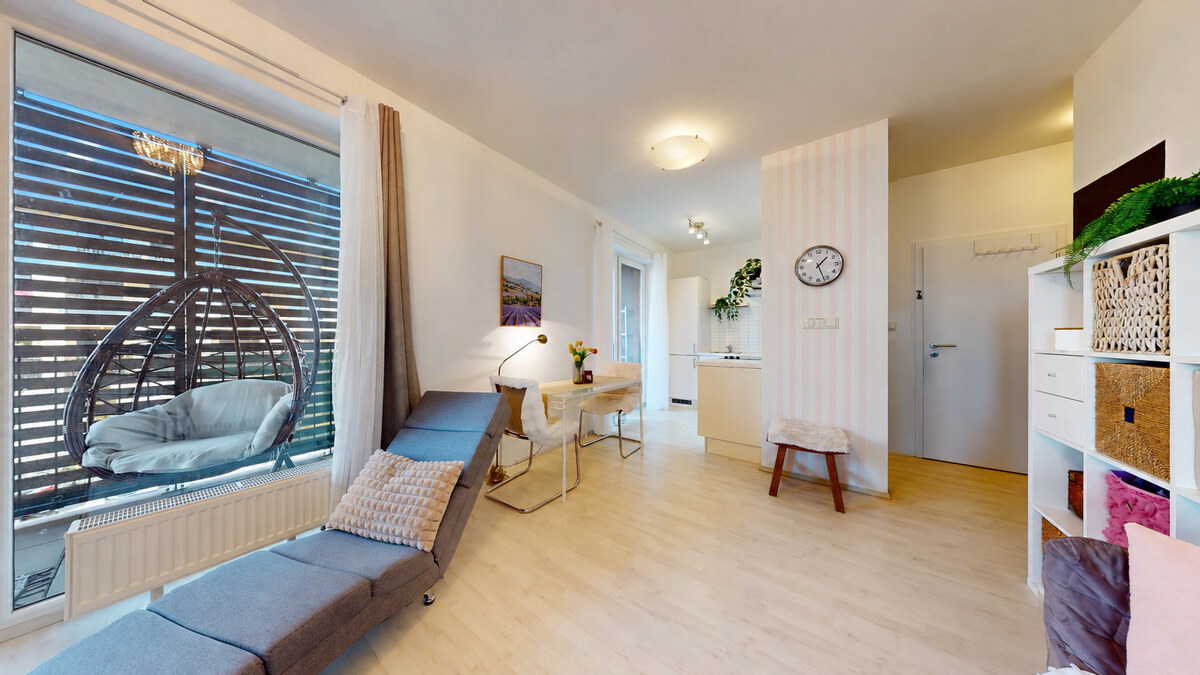 SLNEČNICE – VILADOMY | Svetlý 2-izbový byt s 25 m² terasou na predaj — foto 15