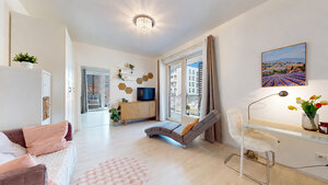 SLNEČNICE – VILADOMY | Svetlý 2-izbový byt s 25 m² terasou na predaj — foto 11