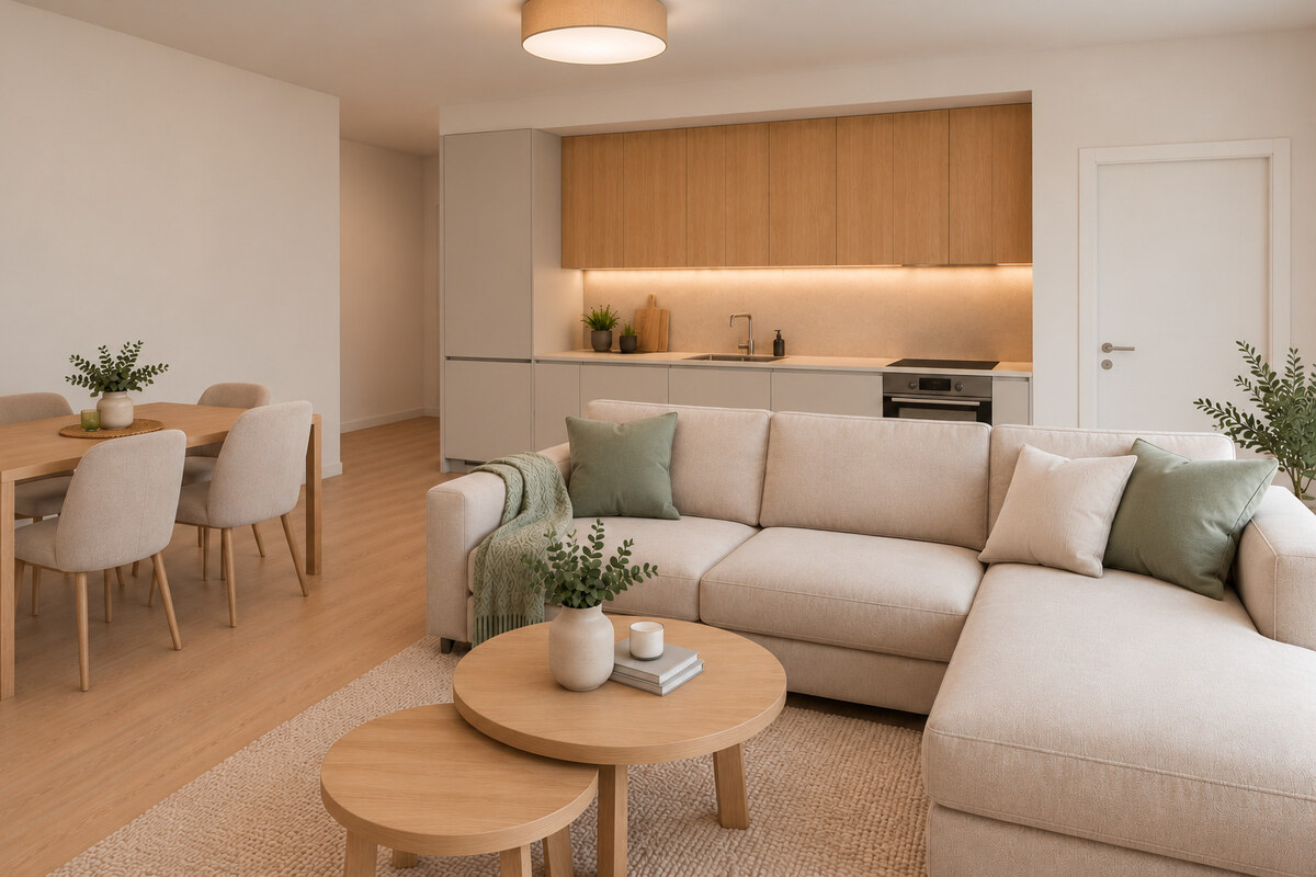 VO VÝSTAVBE: 2 IZBOVÝ BYT (B1) S PIVNICOU (47,27 m2) a 36 m2 ZÁHRADKOU — foto 8