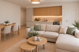 VO VÝSTAVBE: 2 IZBOVÝ BYT (B1) S PIVNICOU (47,27 m2) a 36 m2 ZÁHRADKOU — foto 8