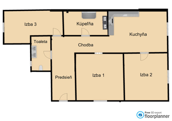 Na predaj 3 izb. zrekonštruovaný dom v obci Leľa pri Štúrove.