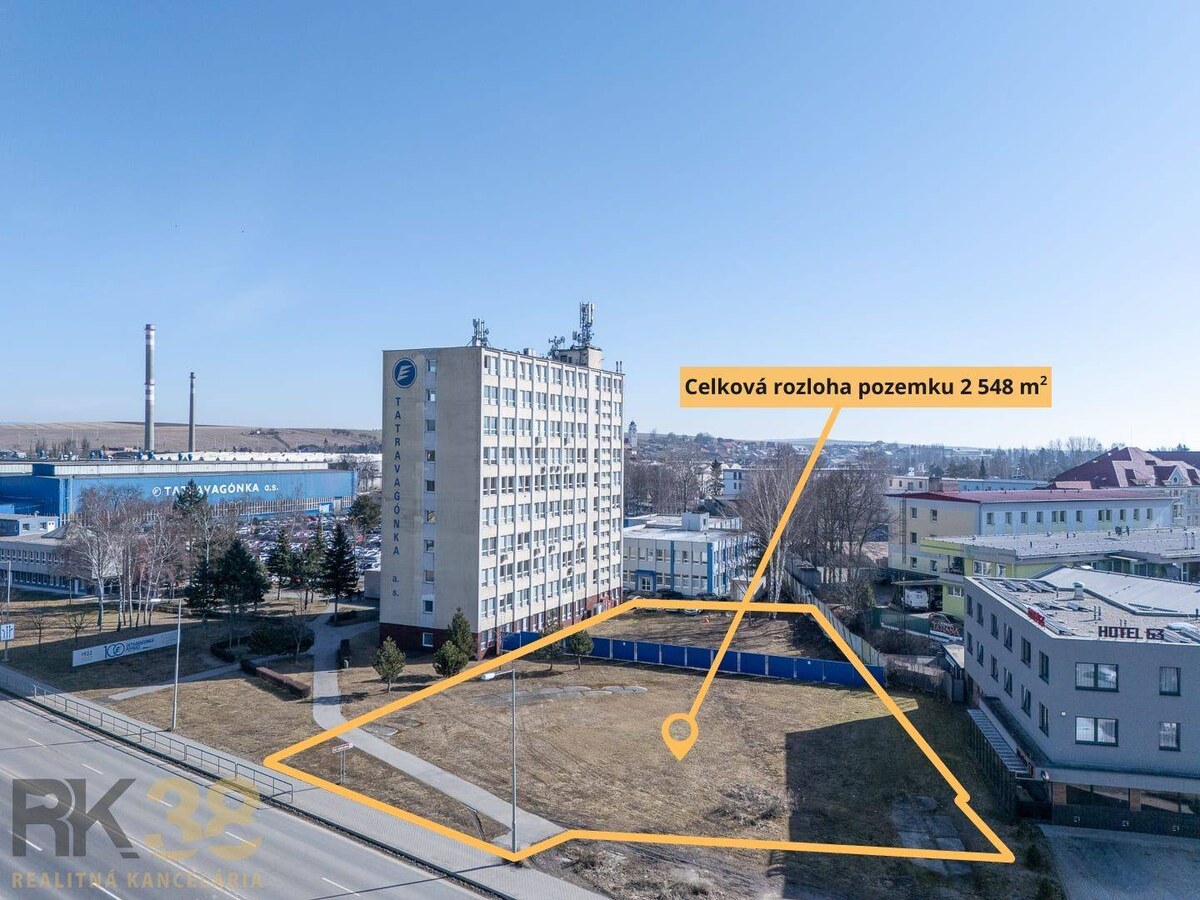 Strategický pozemok pre občiansku vybavenosť v Poprade — foto 2