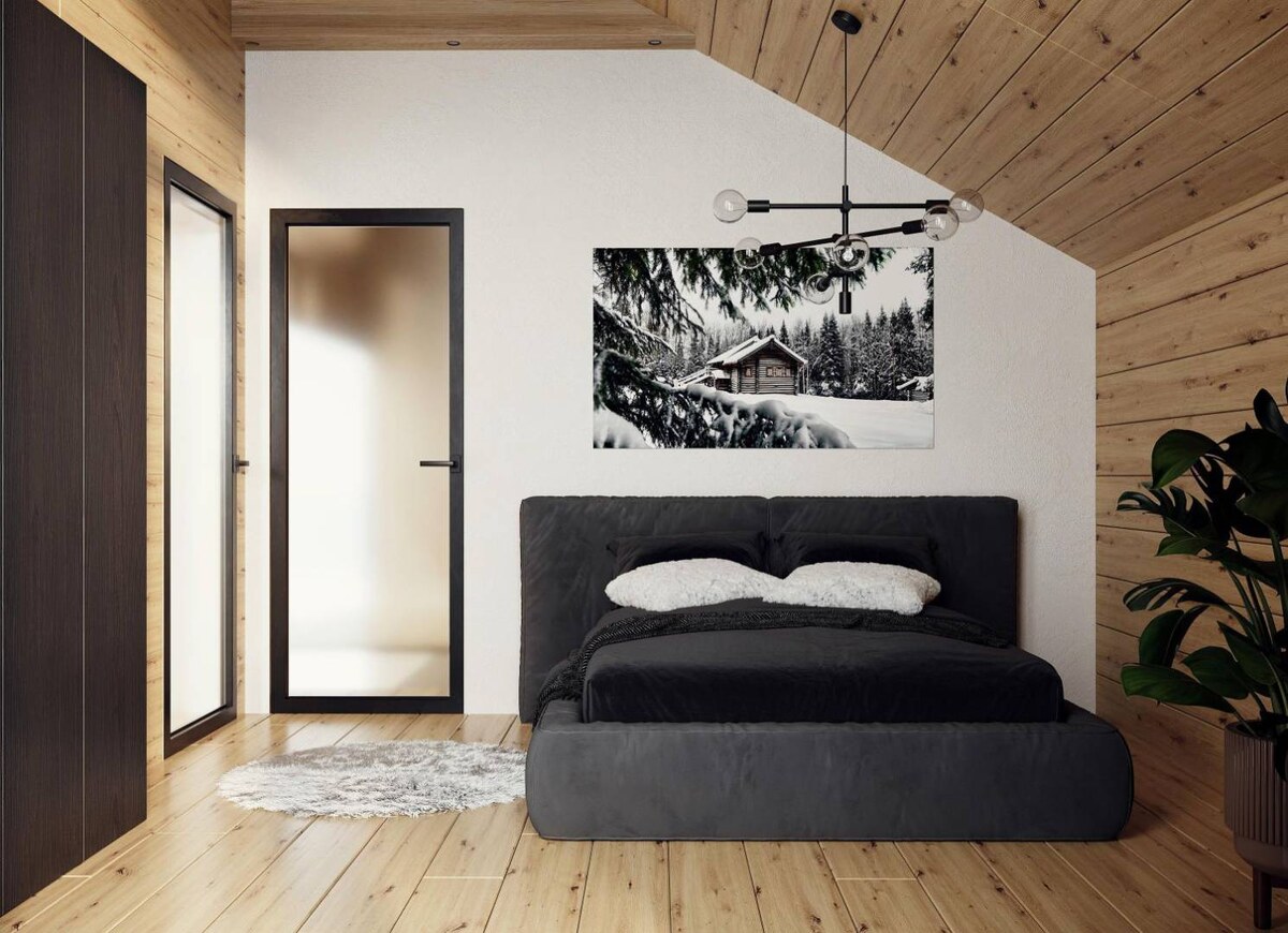 Nadčasový projekt chalety pod Gerlachom s krásnym výhľadom — foto 11