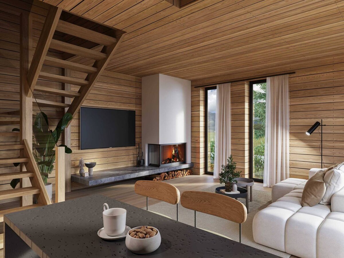 Nadčasový projekt chalety pod Gerlachom s krásnym výhľadom — foto 13