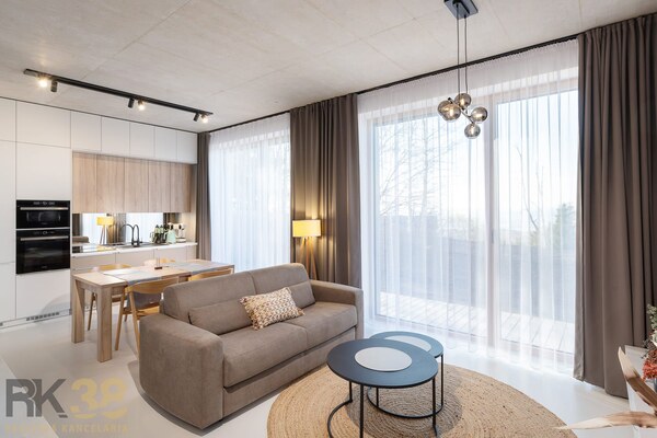 Štýlový apartmán s privátnou saunou a terasou v srdci Starého Smokovca