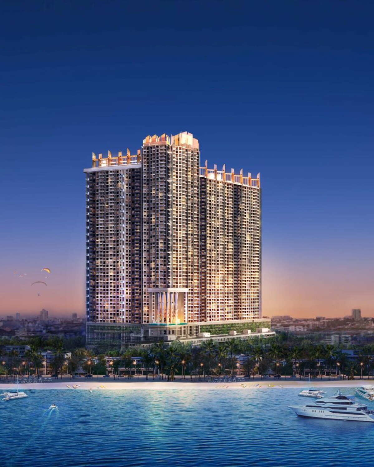 Apartmán na 43. poschodí v Copacabana Coral Reef, Thajsko — foto 2