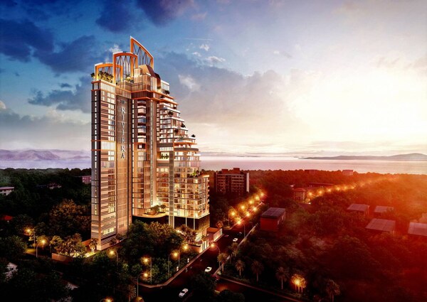Luxusný 2-izbový apartmán s panoramatickým výhľadom,Thajsko, Pattaya