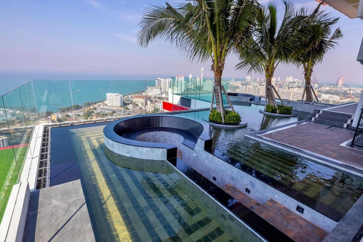Moderný 2-izbový apartmán s výhľadom na more - Thajsko, Pattaya — foto 13