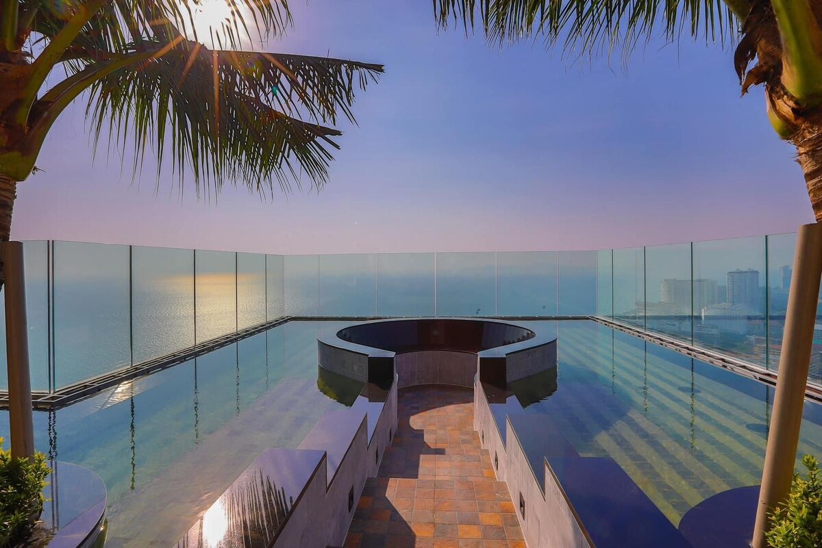Moderný 2-izbový apartmán s výhľadom na more - Thajsko, Pattaya — foto 14