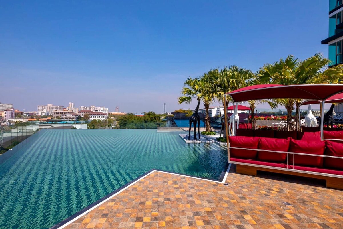 Moderný 2-izbový apartmán s výhľadom na more - Thajsko, Pattaya — foto 16
