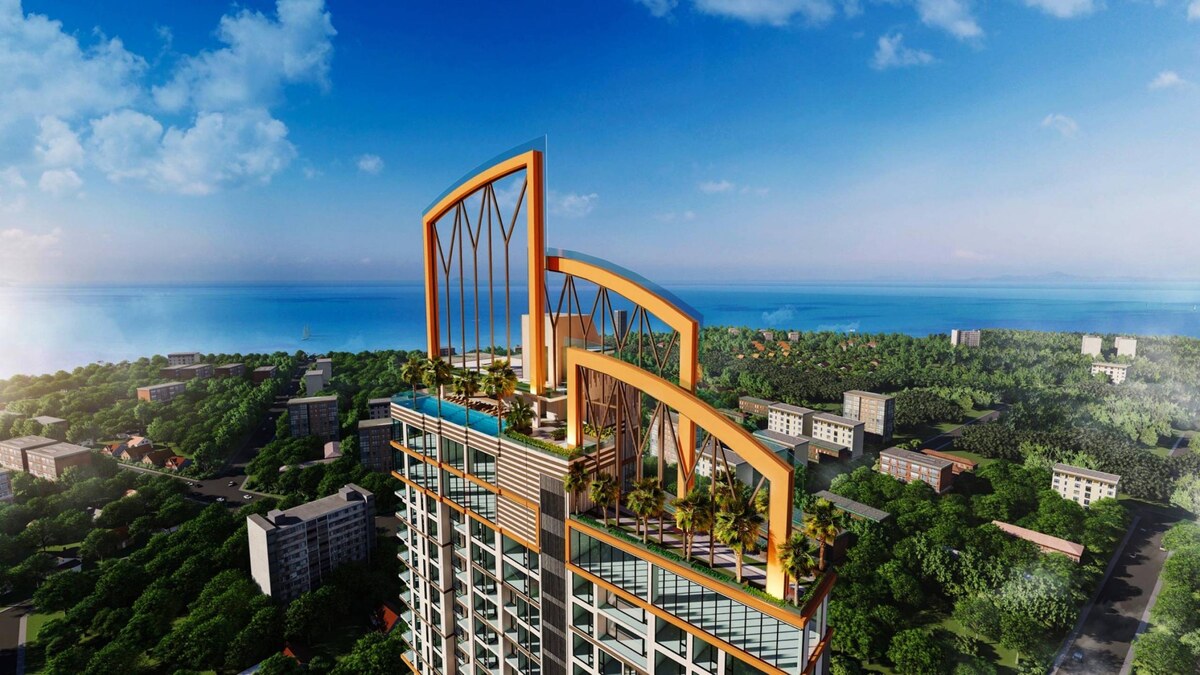 Luxusný apartmán s panoramatickým výhľadom na more — foto 10