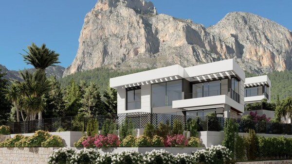 Moderné vily s panoramatickým výhľadom na more a hory, Costa Blanca