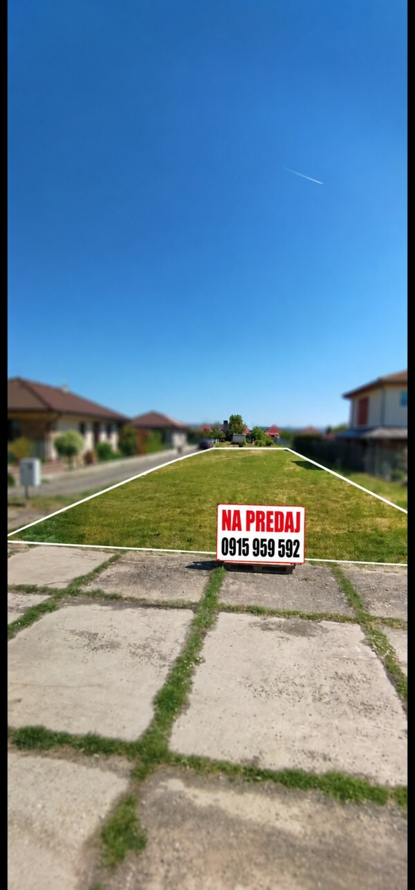 Stavebný pozemok na predaj – 1035 m², Ivanka pri Nitre | Vydané staveb