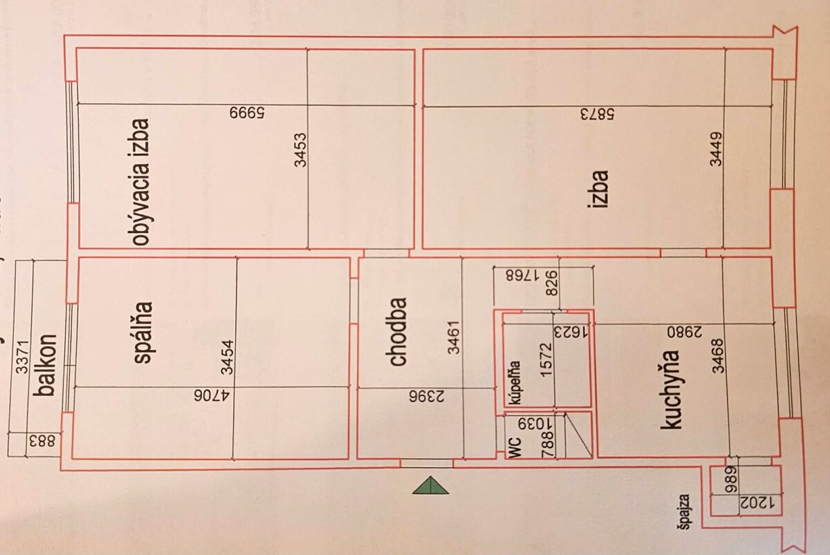 3 IZBOVÝ VEĽKOMETRÁŽNY BYT NA KLOKOČINE — foto 13