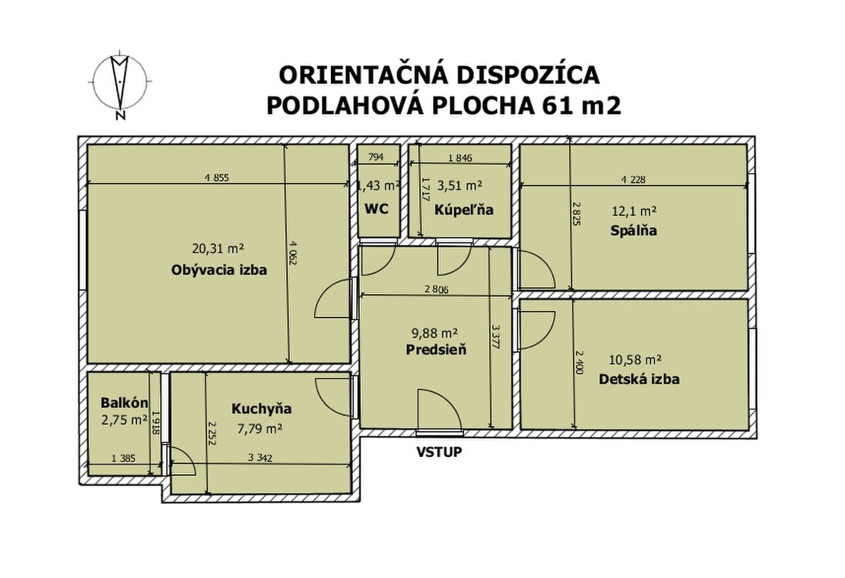 PREDAJ: 3 izbový byt, 63 m2, Brezno - Mazorník — foto 20