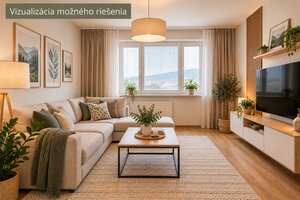 PREDAJ: 3 izbový byt, 63 m2, Brezno - Mazorník — foto 1