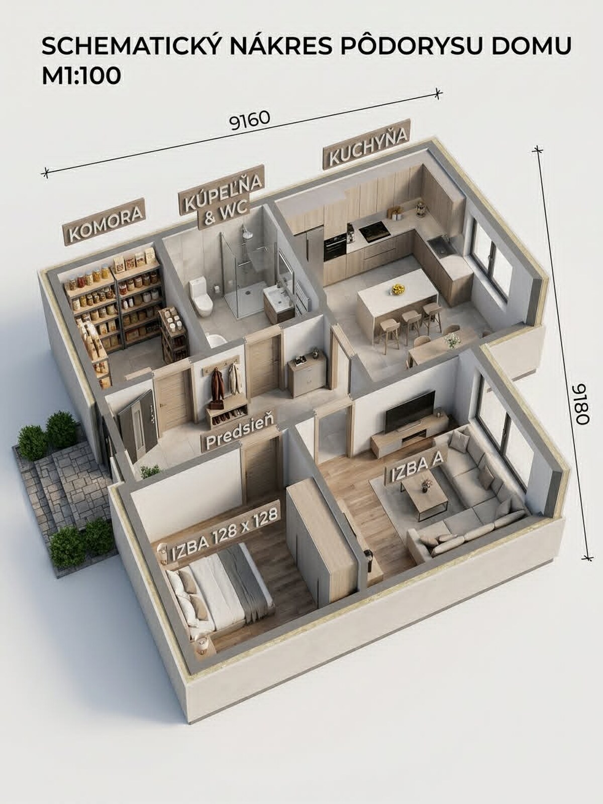 RD v Dolných Krškanoch s veľkou záhradou - 919m2 — foto 16