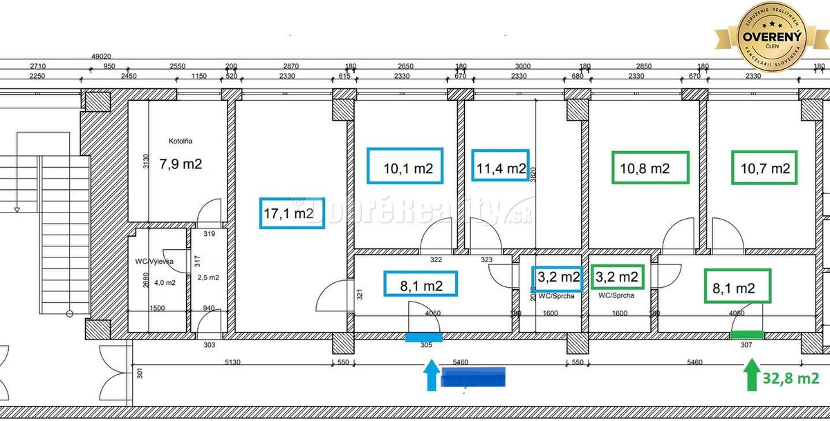 Dobré reality na prenájom klimatizovaný priestor 32,8 a 49,9 m2 — foto 3