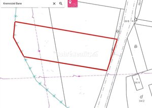 DOBRÉ REALITY - PREDAJ -  stavebný pozemok Kremnické Bane, okres Žiar — foto 2
