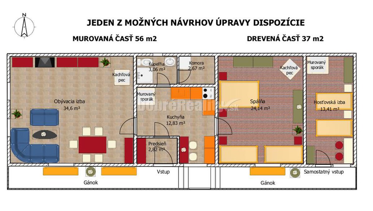 Chalúpka na Dedine s pekným pozemkom pri potoku, 93 m2, Braväcovo — foto 16