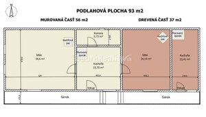Chalúpka na Dedine s pekným pozemkom pri potoku, 93 m2, Braväcovo — foto 15