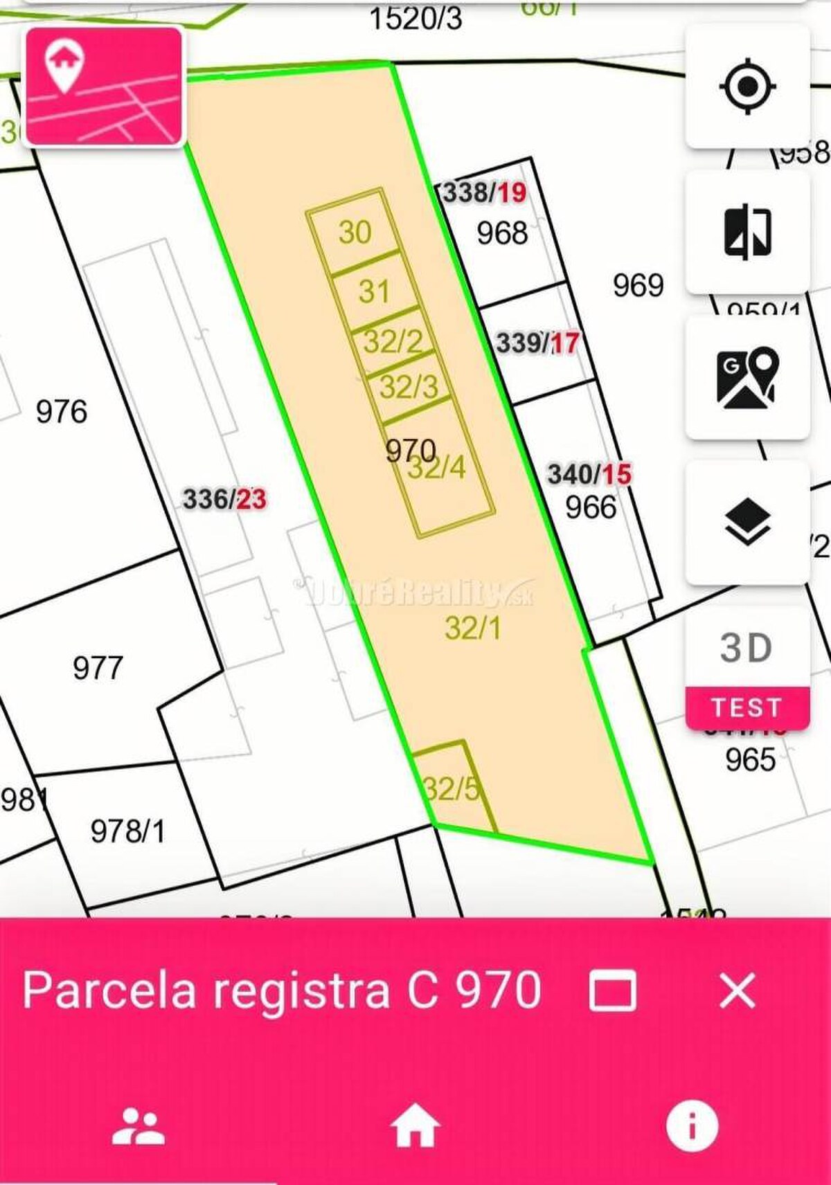 NA PREDAJ Stavebný pozemok 1014 m², Nitrianske Rudno, okr. Prievidza
