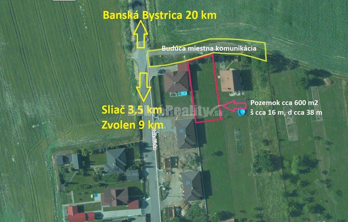 PREDAJ: Pozemok pre výstavbu rodinného domu vo Veľkej Lúke, 593 m2, ok — foto 7