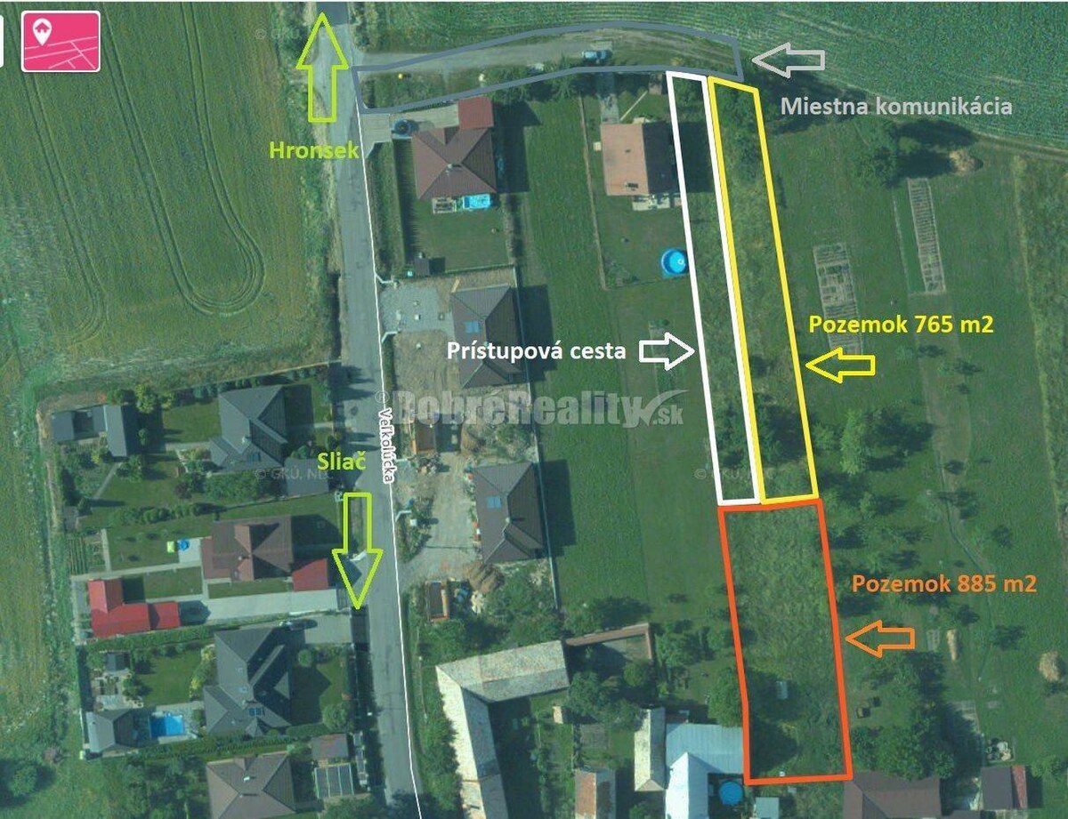 PREDAJ: Pozemok pre výstavbu rodinného domu, 885 m2, Veľká Lúka, okres — foto 12