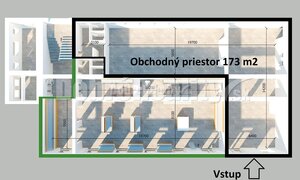 Obchodný (administratívny) priestor 24/7, 173 m2, Zvolenská cesta — foto 9