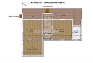 Rodinný dom so záhradou a historickým mlynom, 90 m2, Medovarce — foto 5