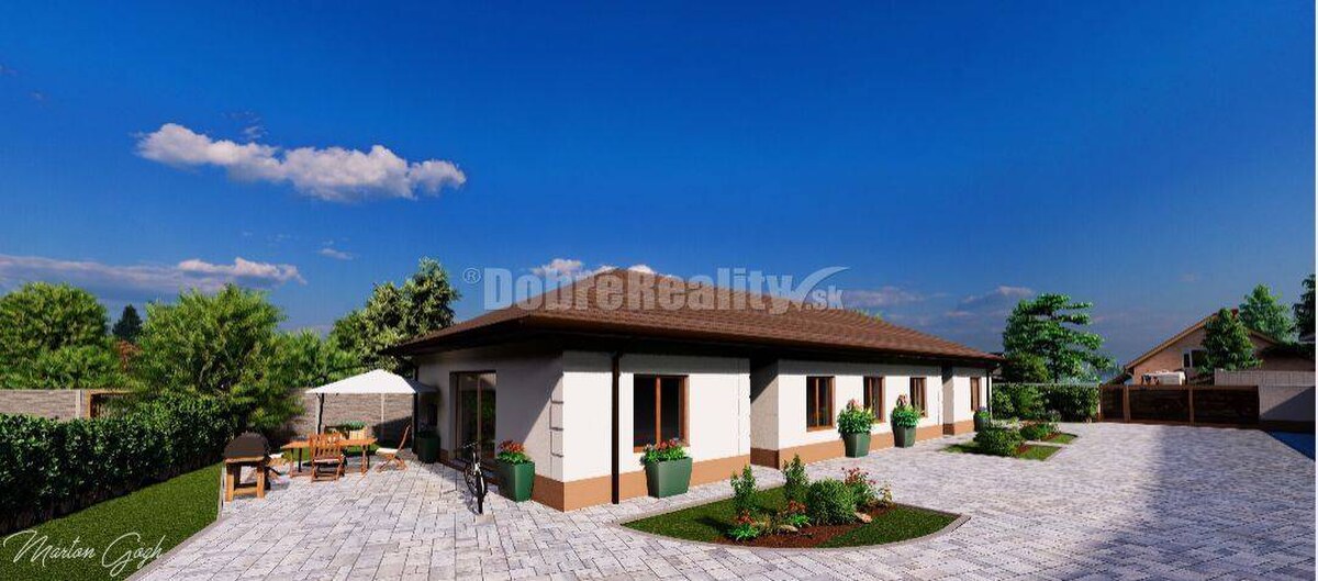 Moderný PROJEKT VLČANY, 3 a 4-izbové práve dokončené Dvojdomy, na pred — foto 2