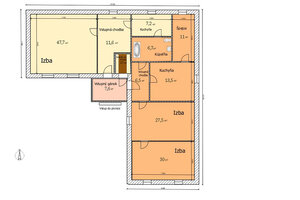 PREDAJ: Rodinný dom, 172 m2  Červená Skala — foto 16